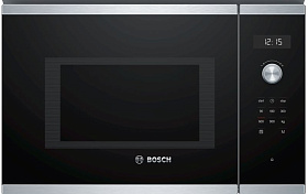 Сенсорная чёрная микроволновая печь Bosch BFL554MS0