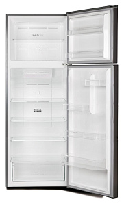 Холодильник с верхней морозильной камерой No frost Hyundai CT5046FDX темный нерж фото 3 фото 3