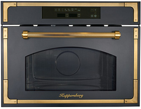 Чёрная микроволновая печь в ретро стиле Kuppersberg RMW 969 ANT