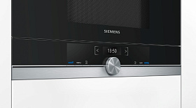 Сенсорная чёрная микроволновая печь Siemens BF 634RGS1 фото 3 фото 3