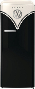 Чёрный маленький холодильник Gorenje OBRB615DBK фото 2 фото 2