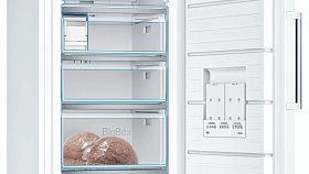 Маленький серебристый холодильник Bosch GSN51AWDV фото 4 фото 4