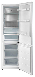 Двухкамерный холодильник с нижней морозильной камерой Korting KNFC 62029 W