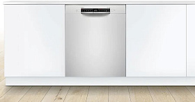 Частично встраиваемая посудомоечная машина 60 см Bosch SMU6ZCW00S фото 4 фото 4