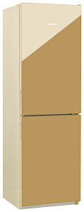 Двухкамерный холодильник шириной 57 см Норд NRB 119 NF 542 золотое стекло