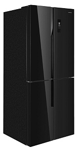 Чёрный многокамерный холодильник Maunfeld MFF182NFBE фото 2 фото 2