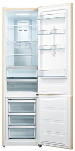 Двухкамерный однокомпрессорный холодильник  Korting KNFC 62017 B фото 2 фото 2