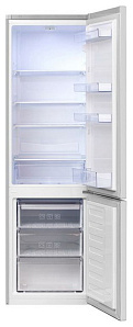 Серебристый двухкамерный холодильник Beko RCSK 310 M 20 S