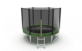 Батут для взрослых EVO FITNESS JUMP External, 8ft (зеленый) фото 2 фото 2