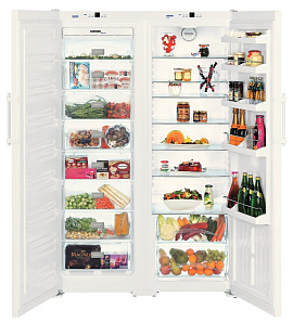 Белый холодильник Side by Side Liebherr SBS 7212