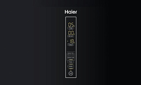 Чёрный многокамерный холодильник Haier A3FE 742 CGBJRU черное стекло фото 3 фото 3