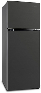 Холодильник с верхней морозильной камерой No frost Hyundai CT5046FDX темный нерж фото 2 фото 2