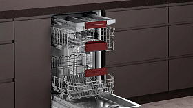 Компактная красная посудомоечная машина Neff S857YMX03E фото 3 фото 3