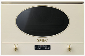 Встраиваемая микроволновая печь ретро стиль Smeg MP822PO