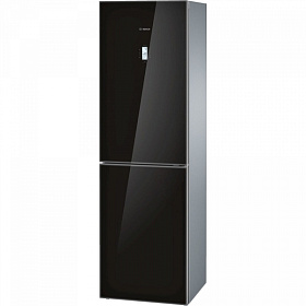 Холодильник черное стекло Bosch KGN 39SB10R (серия Кристалл)