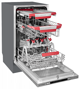 Встраиваемая посудомоечная машина глубиной 45 см Kuppersberg GLM 4575 фото 3 фото 3