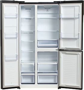 Холодильник с двумя дверями и морозильной камерой Hyundai CS5073FV графит фото 2 фото 2