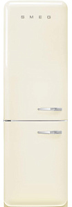 Бежевый холодильник в стиле ретро Smeg FAB32LCR5