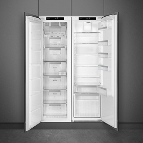 Холодильник с жестким креплением фасада  Smeg S8F174DNE фото 4 фото 4
