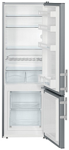 Маленький серебристый холодильник Liebherr CUsl 2811 фото 3 фото 3