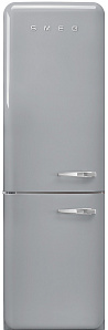 Серебристый холодильник Smeg FAB32LSV3