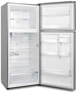 Холодильник с верхней морозильной камерой No frost Hyundai CT5045FIX нерж сталь фото 3 фото 3