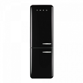 Чёрный холодильник Smeg FAB 32LNEN1