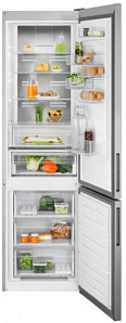 Серебристый холодильник Electrolux RNT7ME34X2