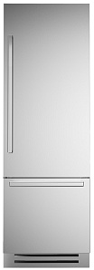 Встраиваемый двухкамерный холодильник с no frost Bertazzoni REF755BBRXTT