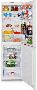 Двухкамерный бежевый холодильник DON R 297 S