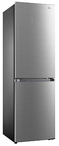 Серебристый холодильник Midea MDRB379FGF02