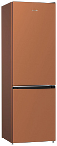 Двухкамерный коричневый холодильник Gorenje NRK 6192 CCR4