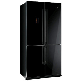 Чёрный холодильник Smeg FQ 60NPE