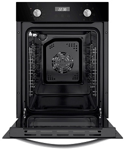 Чёрный электрический встраиваемый духовой шкаф Maunfeld EOEM516B фото 3 фото 3