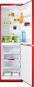 Холодильник бордового цвета ATLANT ХМ 6025-030 фото 3 фото 3