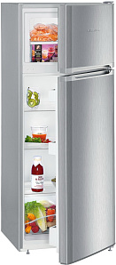Маленький серебристый холодильник Liebherr CTPel 231 фото 2 фото 2