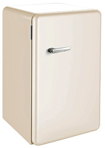 Бежевый холодильник в стиле ретро Midea MDRD142SLF34