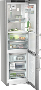 Двухкамерный серый холодильник Liebherr CBNsdc 5753