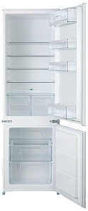 Узкий двухкамерный холодильник с No Frost Kuppersbusch FKG 8300.1i