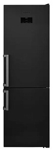 Чёрный холодильник Scandilux CNF 341 EZ D/X