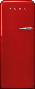 Красный мини холодильник Smeg FAB28LRD5