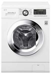 Белая стиральная машина LG F1296CD3