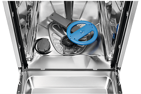 Отдельностоящая серебристая посудомоечная машина 45 см Electrolux SES42201SX фото 4 фото 4