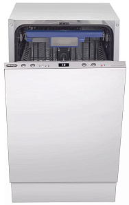 Встраиваемая узкая посудомоечная машина DeLonghi DDW06S Granate platinum