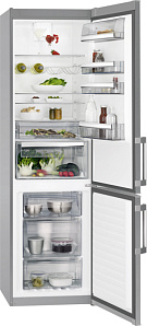 Холодильник  с морозильной камерой AEG RCB63826TX