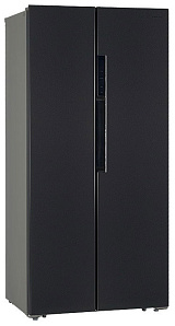 Двухкамерный холодильник шириной 48 см  Hiberg RFS-481 DX NFXd