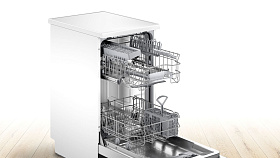 Отдельностоящая посудомоечная машина встраиваемая под столешницу шириной 45 см Bosch SRS2IKW1BR фото 2 фото 2