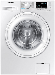 Белая стиральная машина Samsung WW 80 R 42 LHDWDLP