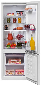 Низкий двухкамерный холодильник Beko RCSK 250 M 00 W