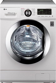 Узкая стиральная машина с сушкой LG F 1496 AD3